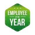 Employee of the Year vector badge