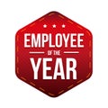 Employee of the Year vector badge