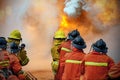 The Employees Annual training Fire fighting