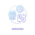 Employees concept icon Royalty Free Stock Photo