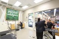 Pet grooming in a Petco store.