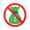 no money Royalty Free Stock Photo