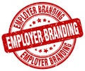 employer branding red stamp