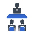 Employer interview icon