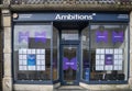 Employment agency `Ambitions` in Grantham.