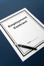 Employment Contract Royalty Free Stock Photo