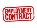 Employment Contract - is a kind of contract used in labour law to attribute rights and responsibilities between parties to a Royalty Free Stock Photo