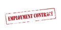 Employment contract Royalty Free Stock Photo