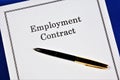 Employment contract,written document,agreement,mutual rights,obligations.The employee to perform work in the position,the employer