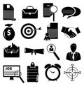 Employment icons set