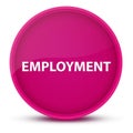 Employment luxurious glossy pink round button abstract Royalty Free Stock Photo