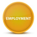 Employment luxurious glossy yellow round button abstract Royalty Free Stock Photo