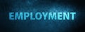 Employment special blue banner background