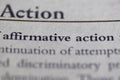 employment term Affirmative Action printed in legal textbook