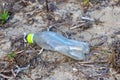 Emply Plastic Bottle on Beach