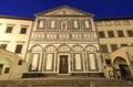 Empoli (Florence), church by night Royalty Free Stock Photo