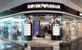 Emporio Armani store in Munich airport Royalty Free Stock Photo