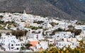 Emporio village at Santorini island, Greece