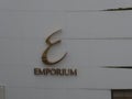 Emporium Logo BANGKOK THAILAND-13 MAY 2019:Emporium is a luxury shopping mall in Khlong Toei District, Bangkok, Thailand. It