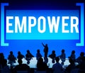 Empower Authority Permission Empowerment Enhance Concept Royalty Free Stock Photo