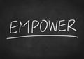 Empower concept Royalty Free Stock Photo