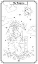 the empress card Royalty Free Stock Photo