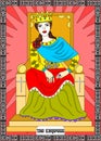 The empress card Royalty Free Stock Photo