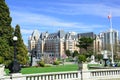 Empress hotel across from the parliament lawn