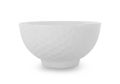 Empt white bowl on white background
