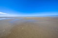 Emptiness of the Wadden sea mudflats Royalty Free Stock Photo