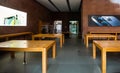 Empty abandoned Apple Computers Store due to new lockdown Coronavirus