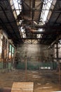 Empty abandoned factory