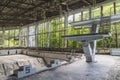 Empty abandoned pool in Pripyat Royalty Free Stock Photo