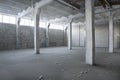 Empty Abandoned Warehouse Royalty Free Stock Photo
