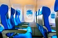 Empty aircraft seats