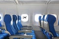 Empty aircraft seats