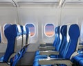 Empty aircraft seats