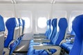 Empty aircraft seats