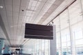 Empty Airport Board. Check in. Royalty Free Stock Photo