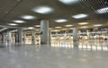 Empty airport check-in