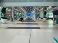 Empty airport during covid 19 coronavirus pandemic in the world