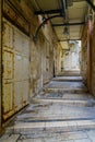 Empty alley in the old city market, Nazareth Royalty Free Stock Photo