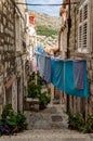 Empty alley and stairs at Dubrovnik's Old Town