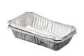 Empty aluminium foil Royalty Free Stock Photo
