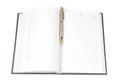 Empty appointment book Royalty Free Stock Photo