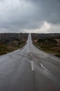 Empty asphalt highway road Royalty Free Stock Photo