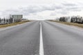 Empty asphalt road. Royalty Free Stock Photo