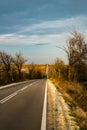 The empty asphalt road Royalty Free Stock Photo