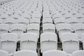 Empty audience seats