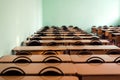 empty auditorium or class room Royalty Free Stock Photo